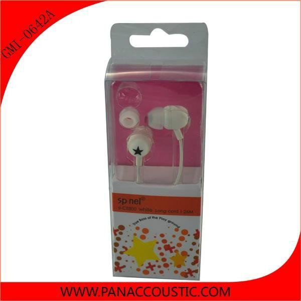 Colorful promotional earphone for iphone 5