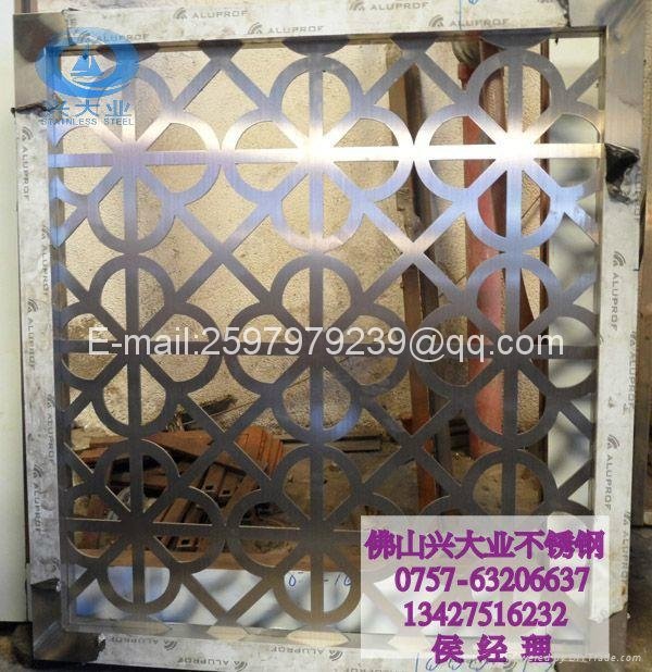 Luxury rose golden decorative stainless steel room screen divider partition