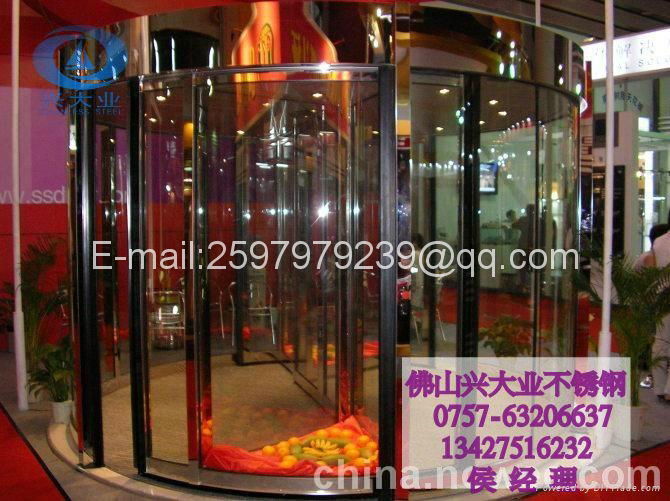 Golden specular stainless steel room divider for hotel lobby decoration 4