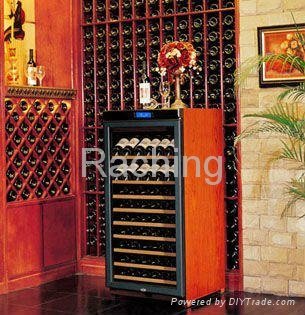 single zone W230A 60-80 bottles custom wine storage cabinet OEM custom oak wine 