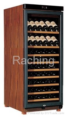 single zone W230A 60-80 bottles custom wine storage cabinet OEM custom oak wine  2