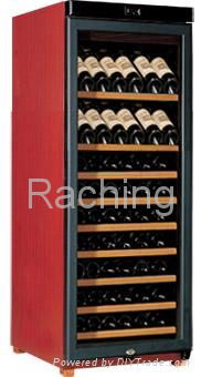 single zone W230A 60-80 bottles custom wine storage cabinet OEM custom oak wine  3