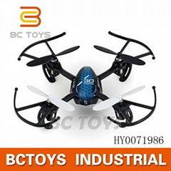 2.4 Ghz R/C serie 4 Channel 360 degree turn uav quadcopter with6 Axis Gyro 