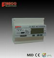 MID certificated CT connected din rail