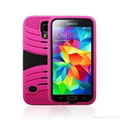 hybrid for s5,for samsung galaxy s5 back case,stand case for s5 4