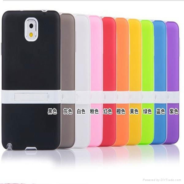 hot selling holder pc+tpu protective case for samsung galaxy note3 9000 4