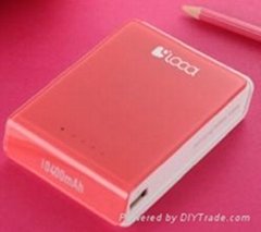 LOCA Pudding 10400mAh power bank for Mobile Phone-Pink 