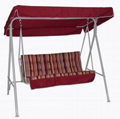 3-person cushioned swing 