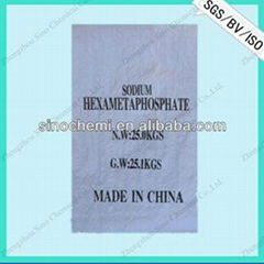 Food grade Sodium Hexametaphosphate (SHMP) 68%min