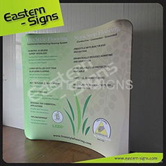 Tension fabric display