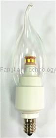 4W Watts 360 degree LED Tail Candle bulb dimmable CE RoSH UL SAA 3