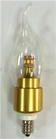 4W Watts 360 degree LED Tail Candle bulb dimmable CE RoSH UL SAA 4