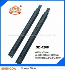 42mm full extension ball bearing drawer slide 