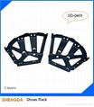 three-layer metal shoe cabinet brackets shoe rack accessories for shoe cabinet 