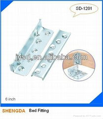 metal bed hinge furniture hinge bed corner brace SD-1201