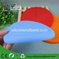 23CM custom silicone rubber flying frisbee