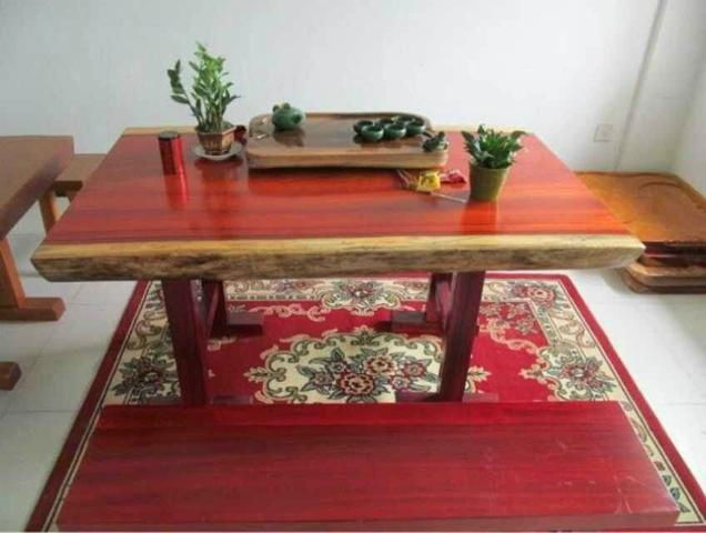 非洲红花梨实木大板书桌 5