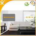 (1 chaise lounge +2 seat)modern linen chinese sofa set  1