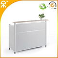 1.6m (5.25 feet) grey alluminum alloy cash desk counter QT1607 1