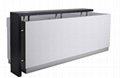 2.35meter (7.7ft) white black spa reception table counter for 2 persons QT2326 2