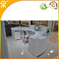 3.35meter (10.8 ft) high gloss Information register table for 4 peoples #QT3316 1