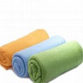 Knitted Microfiber Polyester Fleece Blanket