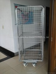 hot selling warehouse trolley rolling container