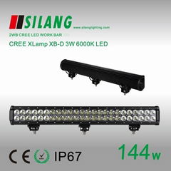 cree 144w 25inch china 4x4 accessories led light bar IP67 10800lm electronic lig