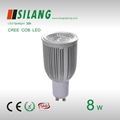 HOT SALE 8w Cree Cob GU10 led lamp led spot light SAA certificated