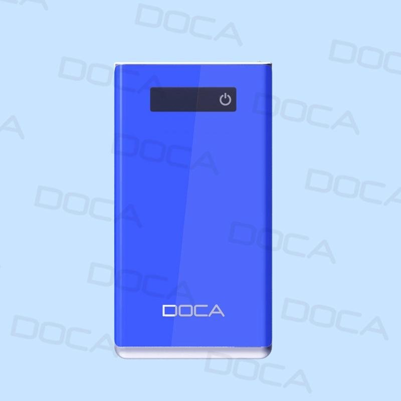 DOCA D602 8000mah external battery power bank samsung cell for smart phone  3