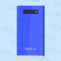 DOCA D602 8000mah external battery power bank samsung cell for smart phone  4