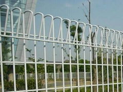 Roll top fence - safety fencing for school and playground