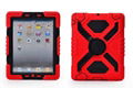 Pepkoo Spider Survivor Silicone Defender  Case For iPad Air