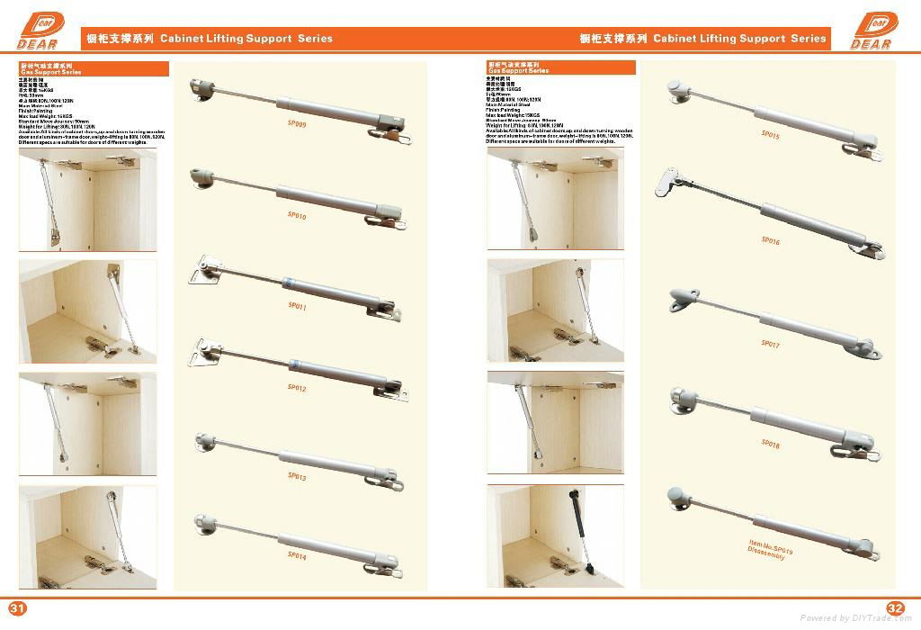 Cabinet Door Lift System Gas Support Series Sp009 Sp019