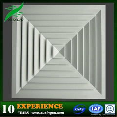 hvac aluminum 4 way square ceiling air diffuser