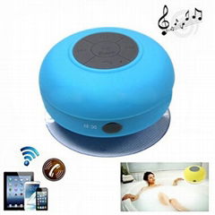  Mini Waterproof Handsfree Bluetooth Speaker with MIC Suction Cup for iphone