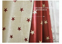 100% Polyester Jacquard Black Out Curtain