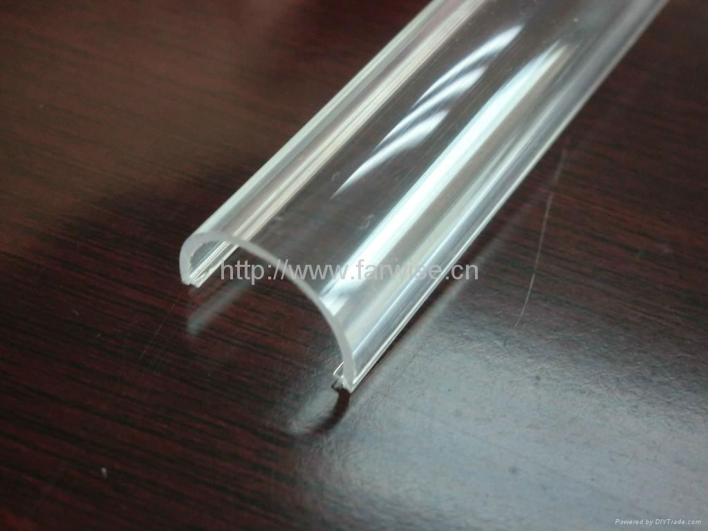 T8 LED Tube Light part Plastic PC Cover and Aluminum Heatsink Extrusion Factory 2