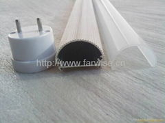 T8 LED Tube Light part Plastic PC Cover