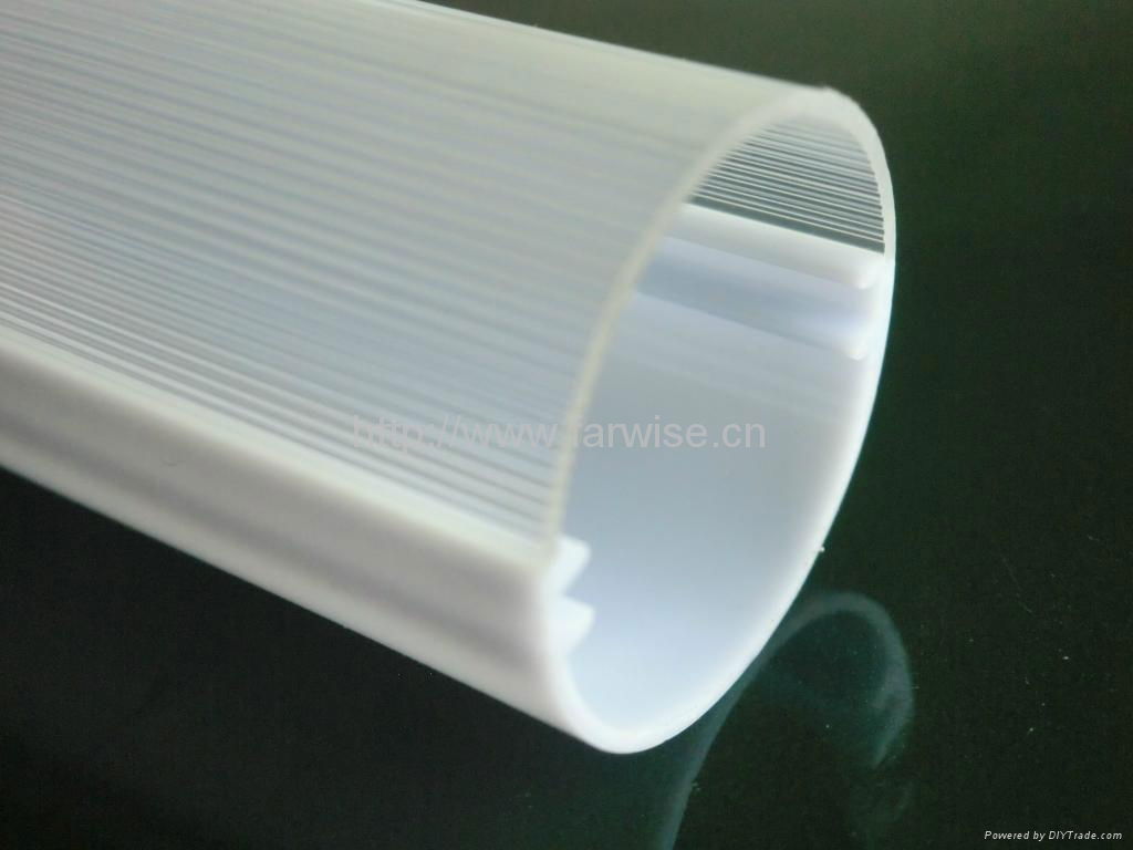 T8 LED Tube Light Bi-color PC Cover Fully Plastic Extrusion 4