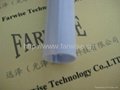 T8 LED Bincolor Tube Strip Frosted PC Cover Fully Plastic Extrusion Factory 2