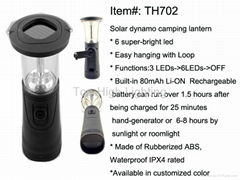 Rechargeable Solar Dynamo Camping Light