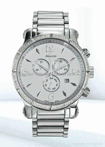 Men's Fashion watches with crystal stone (GH-140507-ES)