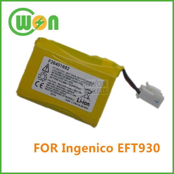 F26401652 Replacement battery for Ingenico EFT930 Series Credit card Terminal  -