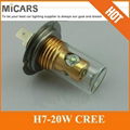 China Manufacturer High Power H7 20w 12V Car LED Fog Lamp 