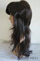 2014 fashion synthetic silky straight nature wave wig for women 4