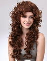 Deep wave long synthetic wig for women 2014 wholesale 2