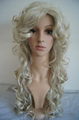 Deep wave long synthetic wig for women 2014 wholesale 3