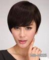 Human hair wig short for 2014 hot seller 1