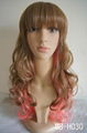 Top Quality Hot Selling Beautiful Fashion gradient wig 1